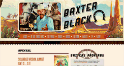 Desktop Screenshot of baxterblack.com